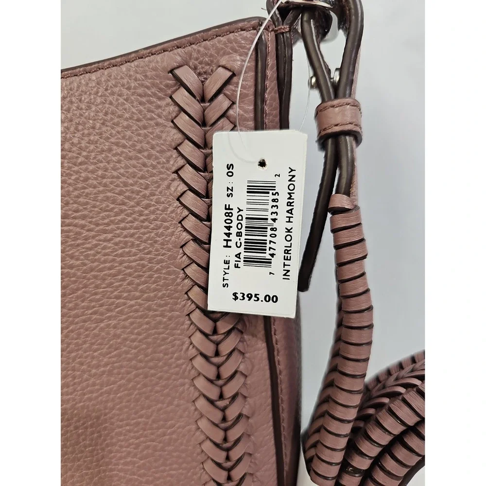 Brighton Fia Cross Body H4408F NWT List $395 Messenger Style - French Mauve